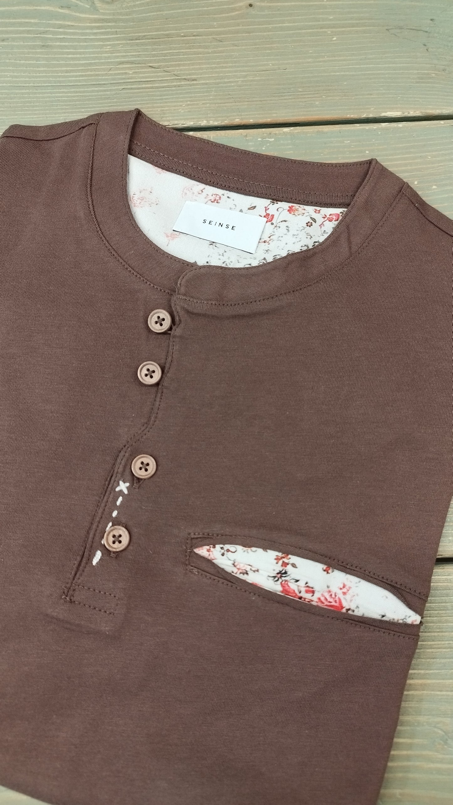 T-shirt con bottoni - Uscio e bottega