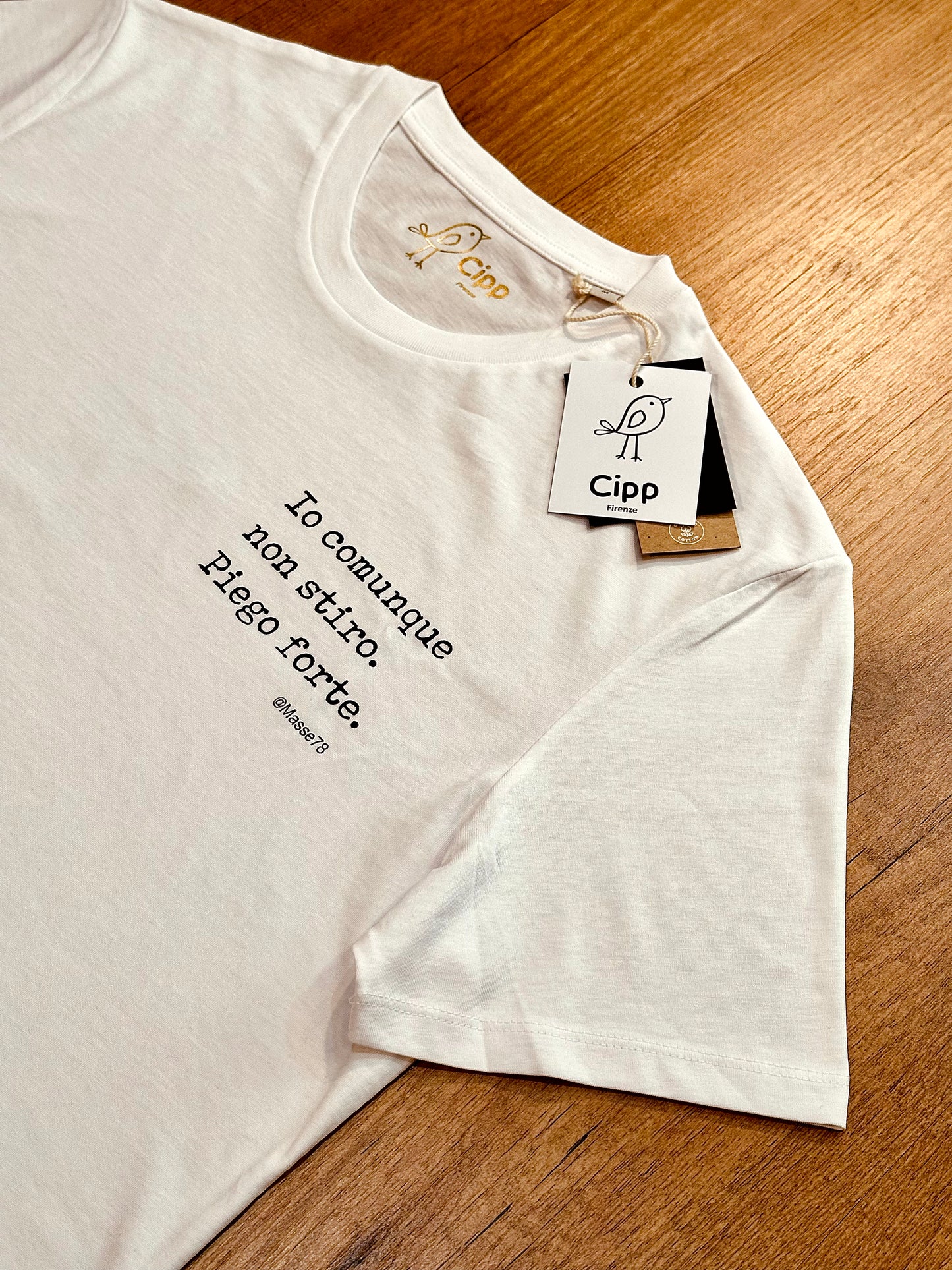 T-shirt Cipp "Non stiro".