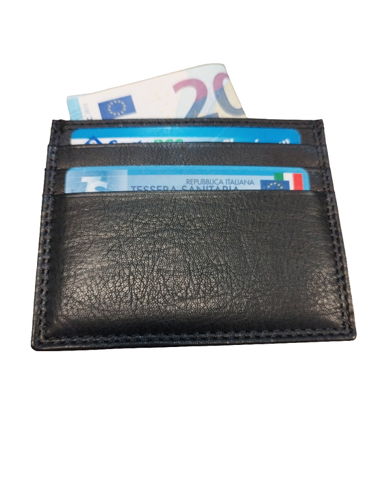 portacarte in pelle - Uscio e bottega