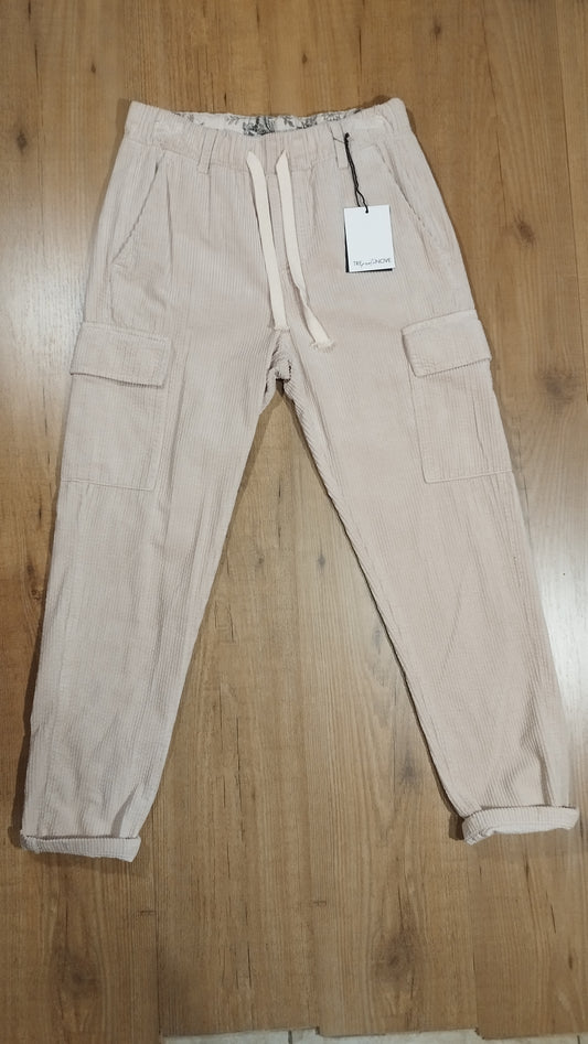 Pantalone cargo di velluto